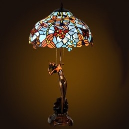 40 cm Retro Tiffany Vitray...