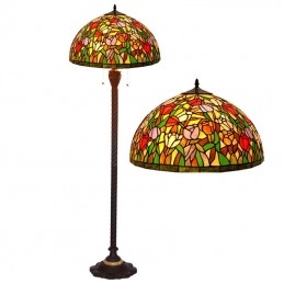 50 cm Lale Tiffany Vitray...