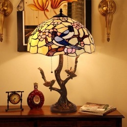 40 cm Retro Tiffany Vitray...