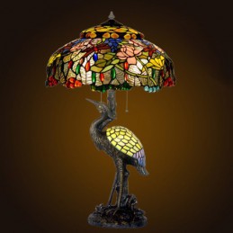 50 cm Tiffany Vitray Masa...