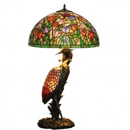 50 cm Lale Tiffany Vitray...