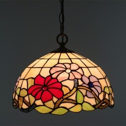 30 cm Avrupa Vitray Tiffany...