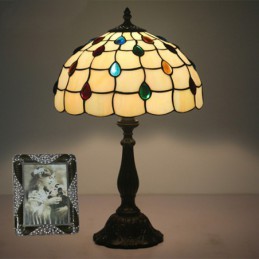 30 cm Avrupa Vitray Tiffany...