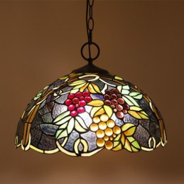 40 cm Avrupa Vitray Tiffany...