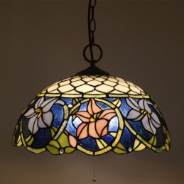 40 cm Avrupa Vitray Tiffany...