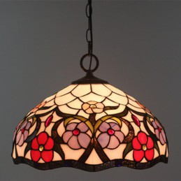 40 cm Avrupa Vitray Tiffany...