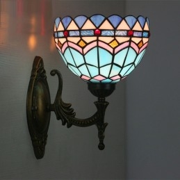 20 cm Avrupa Vitray Tiffany...