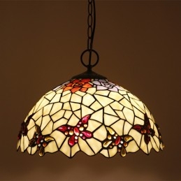 40 cm Avrupa Vitray Tiffany...