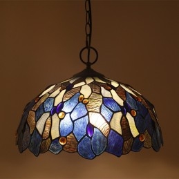 40 cm Avrupa Vitray Tiffany...