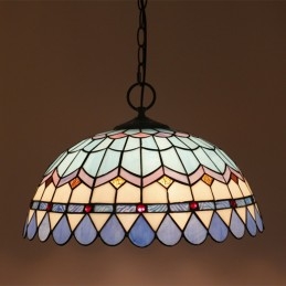 40 cm Avrupa Vitray Tiffany...