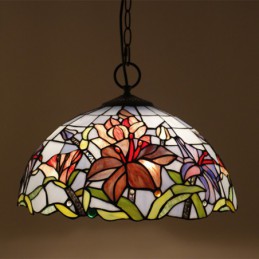 40 cm Avrupa Vitray Tiffany...