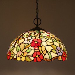 40 cm Avrupa Vitray Tiffany...