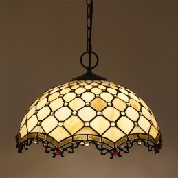 40 cm Avrupa Vitray Tiffany...