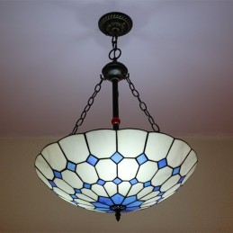 60 cm Avrupa Vitray Tiffany...