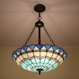 60 cm Avrupa Vitray Tiffany...