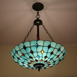 60 cm Avrupa Vitray Tiffany...