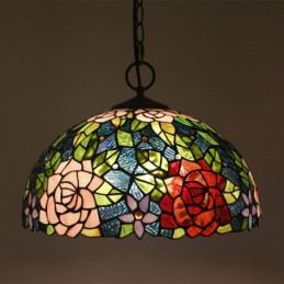 40 cm Avrupa Vitray Tiffany...