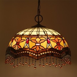 40 cm Avrupa Vitray Tiffany...