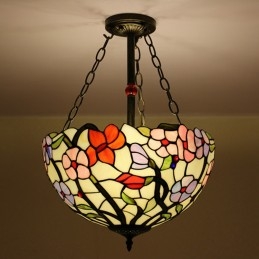 40 cm Avrupa Vitray Tiffany...