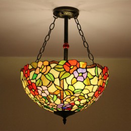 40 cm Avrupa Vitray Tiffany...