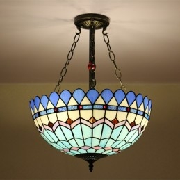 40 cm Avrupa Vitray Tiffany...